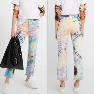 Mother Superior The Tripper Tie Dye High Rise Jeans